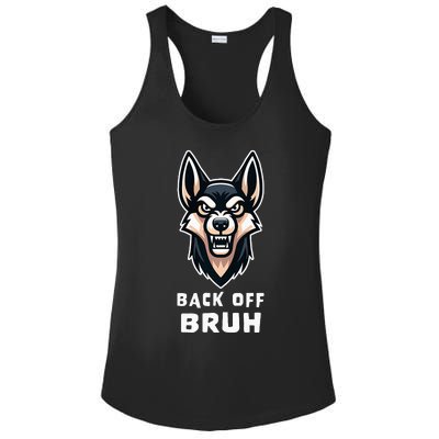 Fierce Dog Bruh Badass Ladies PosiCharge Competitor Racerback Tank