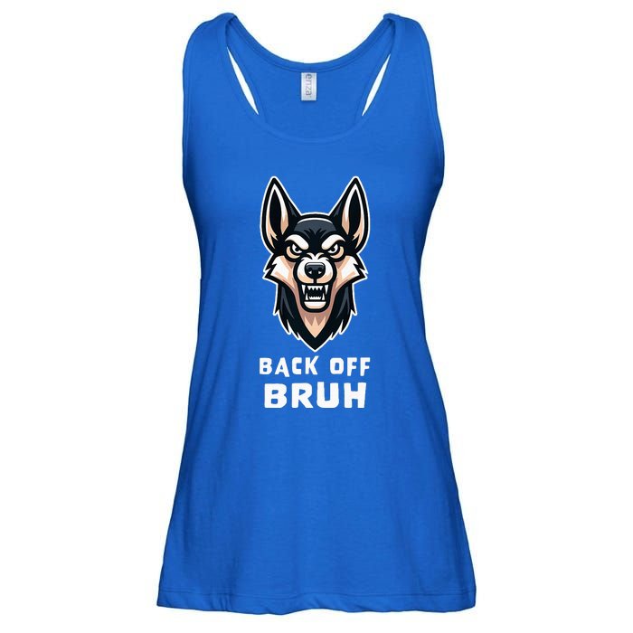 Fierce Dog Bruh Badass Ladies Essential Flowy Tank