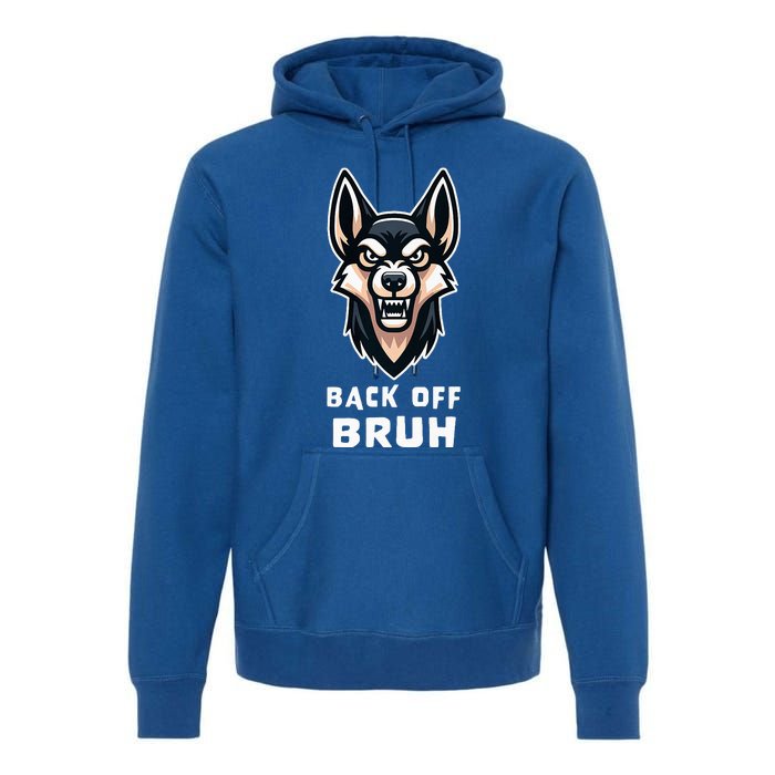 Fierce Dog Bruh Badass Premium Hoodie