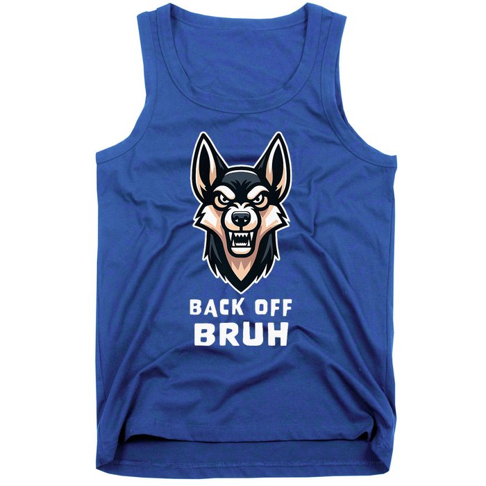 Fierce Dog Bruh Badass Tank Top