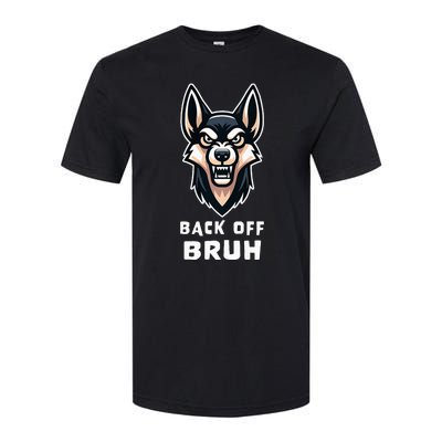 Fierce Dog Bruh Badass Softstyle CVC T-Shirt