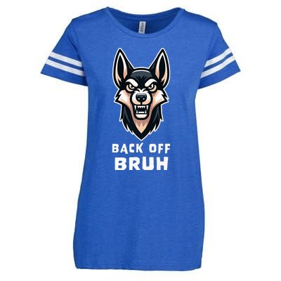 Fierce Dog Bruh Badass Enza Ladies Jersey Football T-Shirt