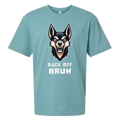 Fierce Dog Bruh Badass Sueded Cloud Jersey T-Shirt