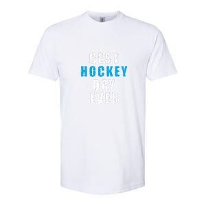 Father's Day BEST HOCKEY DAY EVER Gift Softstyle CVC T-Shirt