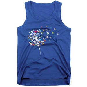 Funny Dandelion Books Gift For Reading Lover Gift Tank Top