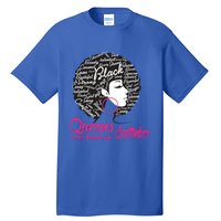 Funny Design Black Queen Was Born In September Gift Tall T-Shirt