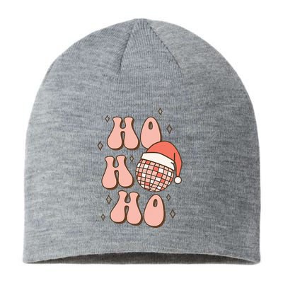 Festive Disco Ball Santa Hat for a Retro Christmas Sustainable Beanie