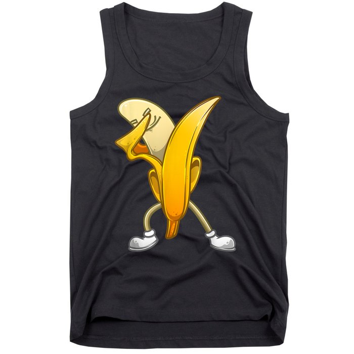 Funny Dabbing Banana Gift For Kids Boy Girl Cool Dancer Tank Top