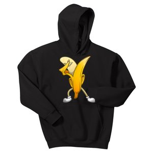 Funny Dabbing Banana Gift For Kids Boy Girl Cool Dancer Kids Hoodie