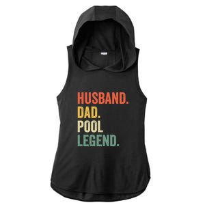 Father's Day Billiards Husband Dad Pool Legend Gift For Dad Ladies PosiCharge Tri-Blend Wicking Draft Hoodie Tank