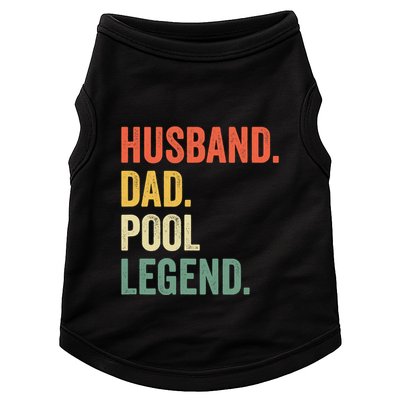 Father's Day Billiards Husband Dad Pool Legend Gift For Dad Doggie Tank
