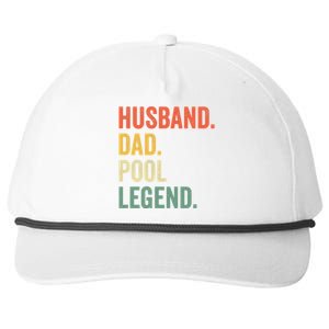 Father's Day Billiards Husband Dad Pool Legend Gift For Dad Snapback Five-Panel Rope Hat