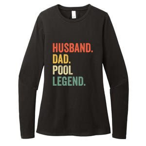 Father's Day Billiards Husband Dad Pool Legend Gift For Dad Womens CVC Long Sleeve Shirt