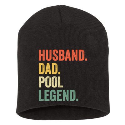 Father's Day Billiards Husband Dad Pool Legend Gift For Dad Short Acrylic Beanie
