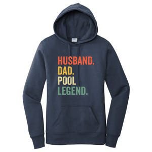 Father's Day Billiards Husband Dad Pool Legend Gift For Dad Women's Pullover Hoodie