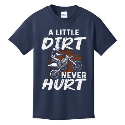 Funny Dirt Bike Art For Boy Motocross Biker Motorcycle Kids T-Shirt