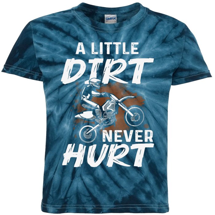 Funny Dirt Bike Art For Boy Motocross Biker Motorcycle Kids Tie-Dye T-Shirt