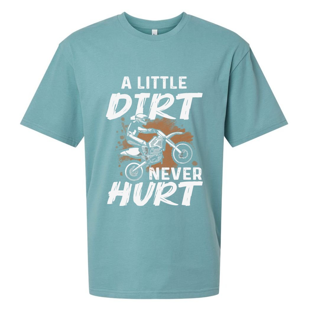 Funny Dirt Bike Art For Boy Motocross Biker Motorcycle Sueded Cloud Jersey T-Shirt