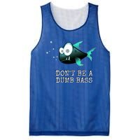 FishermanS DonT Be A Dumb Bass Funny Novelty Mesh Reversible Basketball Jersey Tank