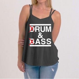 Funny Drum & Bass / Rum & Ass Lovers Women's Strappy Tank