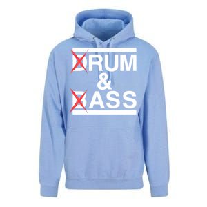 Funny Drum & Bass / Rum & Ass Lovers Unisex Surf Hoodie