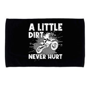 Funny Dirt Bike Design For Motocross Riding Microfiber Hand Towel