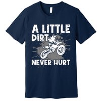 Funny Dirt Bike Design For Motocross Riding Premium T-Shirt