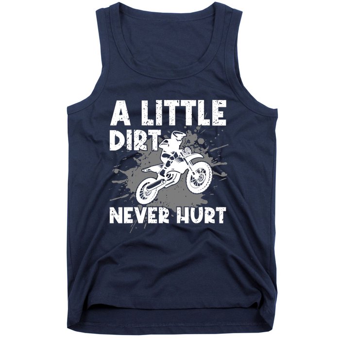 Funny Dirt Bike Design For Motocross Riding Tank Top