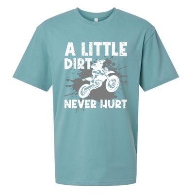 Funny Dirt Bike Design For Motocross Riding Sueded Cloud Jersey T-Shirt