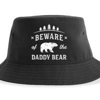 Fathers Day / Beware Daddy Bear Trees / Protective Dads Sustainable Bucket Hat