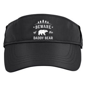 Fathers Day / Beware Daddy Bear Trees / Protective Dads Adult Drive Performance Visor