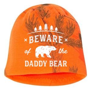 Fathers Day / Beware Daddy Bear Trees / Protective Dads Kati - Camo Knit Beanie