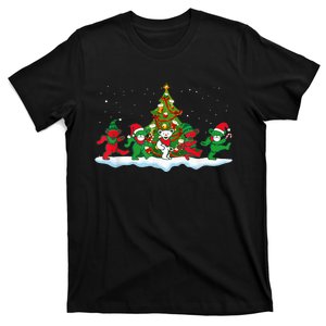 Festive Dancing Bears Holiday Gift T-Shirt