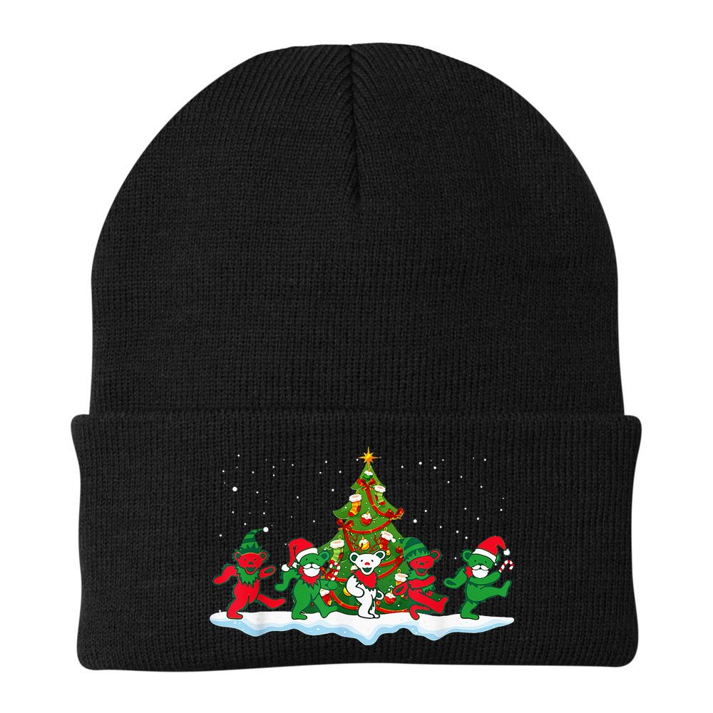 Festive Dancing Bears Holiday Gift Beanie