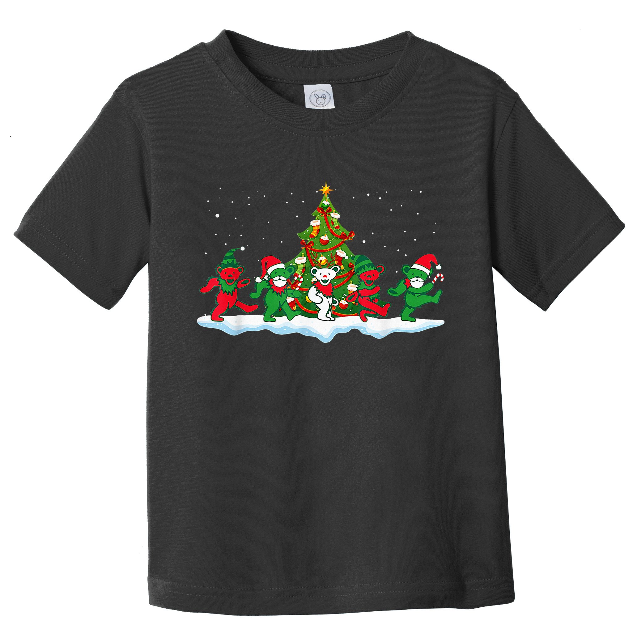 Festive Dancing Bears Holiday Gift Toddler T-Shirt