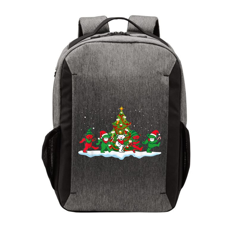 Festive Dancing Bears Holiday Gift Vector Backpack