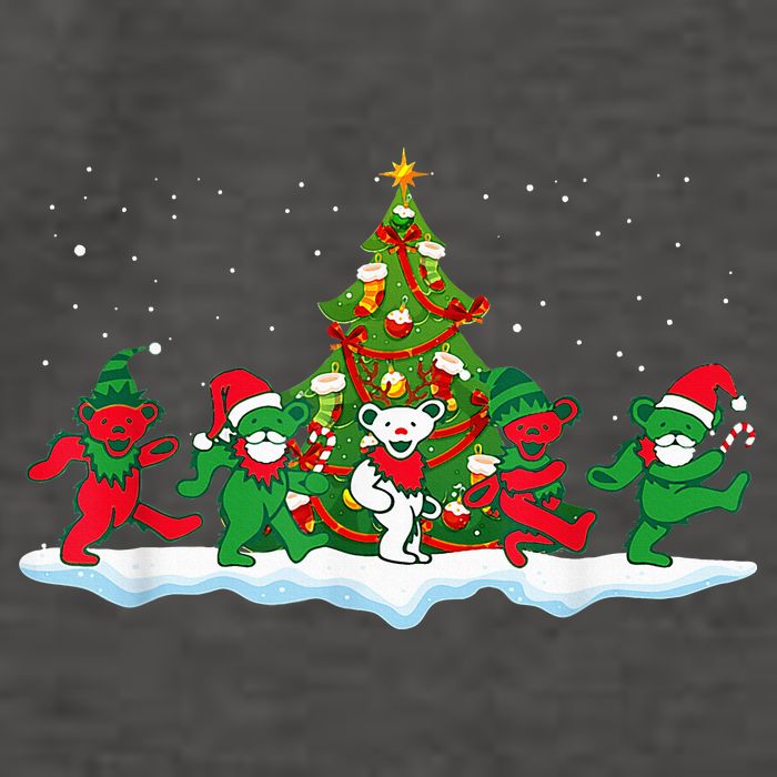 Festive Dancing Bears Holiday Gift Vector Backpack