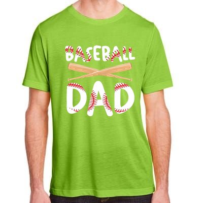 Father's Day Baseball Softball Lover Baseball Dad Cool Gift Adult ChromaSoft Performance T-Shirt