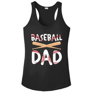 Father's Day Baseball Softball Lover Baseball Dad Cool Gift Ladies PosiCharge Competitor Racerback Tank