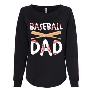 Father's Day Baseball Softball Lover Baseball Dad Cool Gift Womens California Wash Sweatshirt