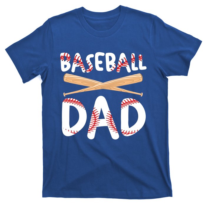 Father's Day Baseball Softball Lover Baseball Dad Cool Gift T-Shirt