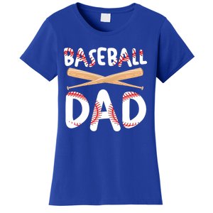 Father's Day Baseball Softball Lover Baseball Dad Cool Gift Women's T-Shirt