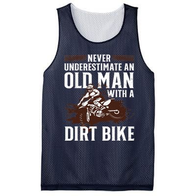 Funny Dirt Bike Art For Dirtbike Lover Grandpa Motorbike Mesh Reversible Basketball Jersey Tank