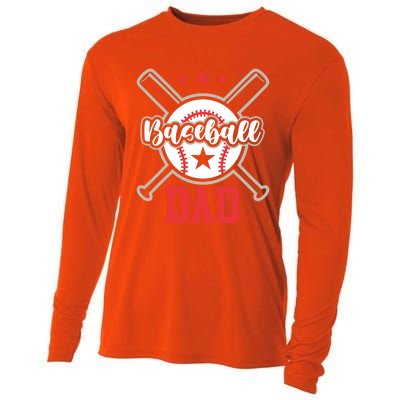 Father's Day Baseball Softball Lover Baseball Dad Meaningful Gift Cooling Performance Long Sleeve Crew