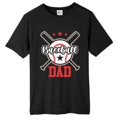 Father's Day Baseball Softball Lover Baseball Dad Meaningful Gift Tall Fusion ChromaSoft Performance T-Shirt