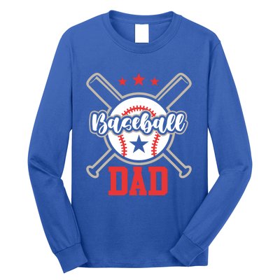 Father's Day Baseball Softball Lover Baseball Dad Meaningful Gift Long Sleeve Shirt