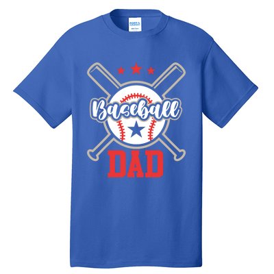 Father's Day Baseball Softball Lover Baseball Dad Meaningful Gift Tall T-Shirt