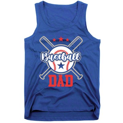 Father's Day Baseball Softball Lover Baseball Dad Meaningful Gift Tank Top