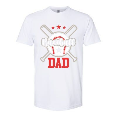 Father's Day Baseball Softball Lover Baseball Dad Meaningful Gift Softstyle CVC T-Shirt