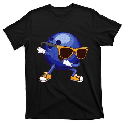 Funny Dabbing Bowling Gift For Bowler Dancer T-Shirt